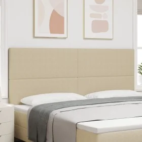 Cabecero Diseño Sencillo Verde Claro Gris 200 cm