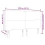 Cabecero Diseño Sencillo Verde Claro Gris 200 cm Tela de Pana by , Headboards and footboards - Ref: Foro24-3337739, Price: 15...