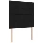 Cabecero con botón tapizado negro de 80 cm en tela | Foro24.es | Tu tienda online para hogar, jardín y más Foro24.es