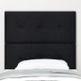 Cabecero con botón tapizado negro de 80 cm en tela | Foro24.es | Tu tienda online para hogar, jardín y más Foro24.es