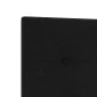 Cabecero con botón tapizado negro de 80 cm en tela | Foro24.es | Tu tienda online para hogar, jardín y más Foro24.es