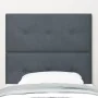 Cabecero con botón, acolchado, gris oscuro, 80 cm, terciopelo | Foro24.es | Tu tienda online para hogar, jardín y más Foro24.es