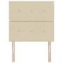 Cabecero de con botones acolchados en crema de 90 cm de tela von , Kopf- und Fußteile - Ref: Foro24-3337800, Preis: 76,74 €, ...