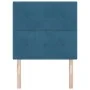 Cabecero de con botones capitoné azul oscuro de 90 cm en terciopelo | Foro24.es | Tu tienda online para hogar, jardín y más Foro24.es