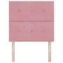 Cabezal de con botón acolchado rosa de 90 cm en terciopelo | Foro24.es | Tu tienda online para hogar, jardín y más Foro24.es