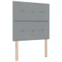 Cabecero Tufted con Botones Gris Claro 100 cm de Tela | Foro24.es | Tu tienda online para hogar, jardín y más Foro24.es