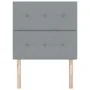 Cabecero Tufted con Botones Gris Claro 100 cm de Tela | Foro24.es | Tu tienda online para hogar, jardín y más Foro24.es