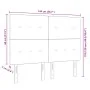 Cabecero de cama con botones tapizados en gris claro de 140 cm | Foro24.es | Tu tienda online para hogar, jardín y más Foro24.es