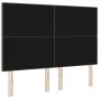 Cabecero de tapizado con botones marrón oscuro 140 cm de tela | Foro24.es | Tu tienda online para hogar, jardín y más Foro24.es