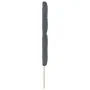 Cabecero con botones tapizados en terciopelo gris oscuro de 140 cm de , Cabeceros y pies de cama - Ref: Foro24-3337829, Preci...