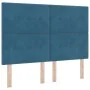 Cabecero con botones acolchados en terciopelo azul oscuro de 140 cm | Foro24.es | Tu tienda online para hogar, jardín y más Foro24.es