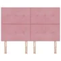 Cabecero con botones acolchados en rosa de 140 cm de terciopelo | Foro24.es | Tu tienda online para hogar, jardín y más Foro24.es