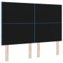Cabecero con botones acolchados en terciopelo azul oscuro de 140 cm | Foro24.es | Tu tienda online para hogar, jardín y más Foro24.es