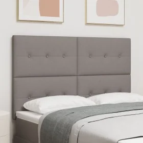 Cabecero Tufted Botoné Taupe 160 cm Tela