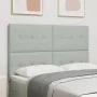 Cabecera con botones y tapicería en terciopelo gris claro de 160 cm | Foro24.es | Tu tienda online para hogar, jardín y más Foro24.es
