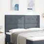 Cabecera con botones acolchados en gris oscuro de 180 cm de terciopelo | Foro24.es | Tu tienda online para hogar, jardín y más Foro24.es