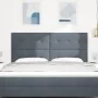 Cabecera con botones acolchados en gris oscuro de 180 cm de terciopelo | Foro24.es | Tu tienda online para hogar, jardín y más Foro24.es
