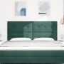 Cabecero Botones Tapizado Verde Oscuro 180 cm Terciopelo by , Headboards and footboards - Ref: Foro24-3337857, Price: 142,37 ...