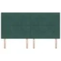 Cabecero Botones Tapizado Verde Oscuro 180 cm Terciopelo by , Headboards and footboards - Ref: Foro24-3337857, Price: 142,37 ...