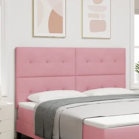 Cabecero Tufted con botones Rosa 180 cm de