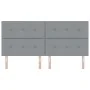 Cabecera Botonada Gris Claro 200 cm Tela | Foro24.es | Tu tienda online para hogar, jardín y más Foro24.es