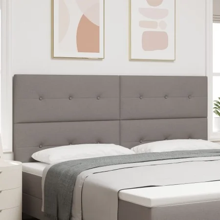 Cabecera con botones acolchados taupe 200 cm tela | Foro24.es | Tu tienda online para hogar, jardín y más Foro24.es