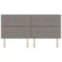 Cabecera con botones acolchados taupe 200 cm tela | Foro24.es | Tu tienda online para hogar, jardín y más Foro24.es