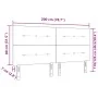 Cabecera con botones acolchados taupe 200 cm tela | Foro24.es | Tu tienda online para hogar, jardín y más Foro24.es