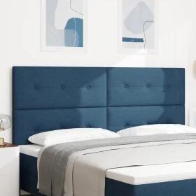 Cabecero Button Tufted Azul 200 cm Tela
