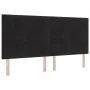 Cabecero con botones acolchados negro de 200 cm de terciopelo by , Headboards and footboards - Ref: Foro24-3337869, Price: 15...