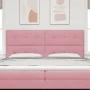 Cabezal con botones acolchados Rosa 200 cm de Terciopelo by , Headboards and footboards - Ref: Foro24-3337872, Price: 150,57 ...