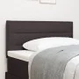 Cabecero Diseño de Líneas Marrón Oscuro 80 cm Tela by , Headboards and footboards - Ref: Foro24-3337967, Price: 60,04 €, Disc...
