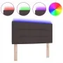 Cabecero Diseño de Líneas Marrón Oscuro 80 cm Tela by , Headboards and footboards - Ref: Foro24-3337967, Price: 60,04 €, Disc...