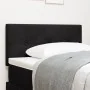 Cabecera LED con botones tapizada en terciopelo negra de 90 cm | Foro24.es | Tu tienda online para hogar, jardín y más Foro24.es