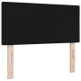 Cabecera LED con botones tapizada en terciopelo negra de 90 cm | Foro24.es | Tu tienda online para hogar, jardín y más Foro24.es