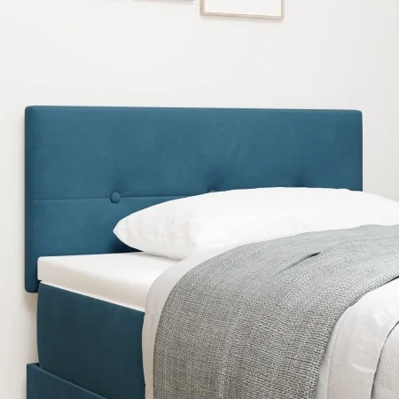 Cabecero LED Acolchado con botones Azul Oscuro 90 cm Terciopelo | Foro24.es | Tu tienda online para hogar, jardín y más Foro24.es
