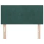 Cabecera LED con botones tapizados en terciopelo verde oscuro de 90 cm von , Kopf- und Fußteile - Ref: Foro24-3338106, Preis:...