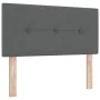 Cabecero LED con botones, tapizado en gris oscuro de 100 cm | Foro24.es | Tu tienda online para hogar, jardín y más Foro24.es