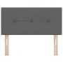 Cabecero LED con botones, tapizado en gris oscuro de 100 cm | Foro24.es | Tu tienda online para hogar, jardín y más Foro24.es