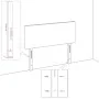 Cabecero LED con botones, tapizado en gris oscuro de 100 cm | Foro24.es | Tu tienda online para hogar, jardín y más Foro24.es