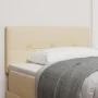 Cabecero LED Tapizado con Botones Crema 100 cm de Tela de , Cabeceros y pies de cama - Ref: Foro24-3338114, Precio: 63,43 €, ...