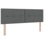 Cabecero LED botones tapizados gris oscuro 80 cm tela by , Headboards and footboards - Ref: Foro24-3338136, Price: 73,48 €, D...