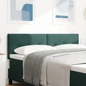 Cabecera LED con botones acolchados Verde Oscuro 80 cm Terciopelo de , Cabeceros y pies de cama - Ref: Foro24-3338145, Precio...