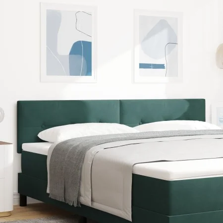 Cabecero LED con botones acolchados en terciopelo verde oscuro de 90 cm | Foro24.es | Tu tienda online para hogar, jardín y más Foro24.es