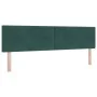 Cabecero LED con botones acolchados en terciopelo verde oscuro de 90 cm | Foro24.es | Tu tienda online para hogar, jardín y más Foro24.es