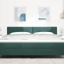 Cabecero LED con botones acolchados en terciopelo verde oscuro de 90 cm | Foro24.es | Tu tienda online para hogar, jardín y más Foro24.es