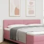 Cabecero LED con botones tapizado en terciopelo rosa de 90 cm | Foro24.es | Tu tienda online para hogar, jardín y más Foro24.es