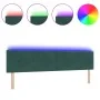 Cabecera LED Cabecera con Botones Tapizados Verde Oscuro 100 cm Terciopelo von , Kopf- und Fußteile - Ref: Foro24-3338171, Pr...