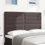Cabecera LED Diseño en Líneas Marrón Oscuro 80 cm Tela | Foro24.es | Tu tienda online para hogar, jardín y más Foro24.es