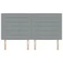Cabecero LED Diseño Líneas Gris Claro 90 cm Tela by , Headboards and footboards - Ref: Foro24-3338300, Price: 155,69 €, Disco...